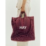 HAY Grid Crossover bag, medium, burgundy, decoration image