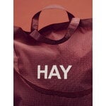 HAY Grid Crossover bag, medium, burgundy, decoration image