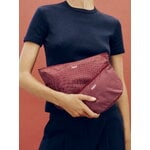 HAY Grid pouch, small, burgundy, decoration image