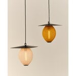 GUBI Satellite Outdoor pendant, 27 cm, black - mustard gold