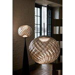 Tom Dixon Whirl Cone Fat floor lamp, silver - black, decoration image