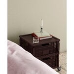 HAY Colour Crate lid, L Square, recycled plastic, bordeaux, decoration image