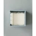 HAY Colour Crate, M Square, plastique recyclé, bleu poussière, image décorative