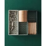 HAY Colour Crate Mini, Oblong, plastique recyclé, vert sauge, image décorative