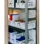 HAY Cassetta Colour Crate, S, plastica riciclata, off-white, immagine decorativa