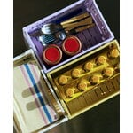 HAY Cassetta Colour Crate, S, plastica riciclata, dusty yellow, immagine decorativa