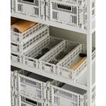 HAY Colour Crate, M, recycled plastic, grey, decoration image