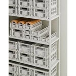 HAY Colour Crate, M, recycled plastic, grey, decoration image