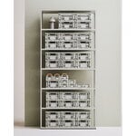 HAY Colour Crate, M, recycled plastic, grey, decoration image
