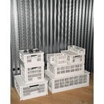 HAY Cassetta Colour Crate, S, plastica riciclata, off-white, immagine decorativa