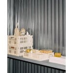 HAY Cassetta Colour Crate, S, plastica riciclata, powder, immagine decorativa