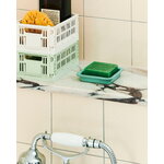 HAY Cassetta Colour Crate Mini, 2 pz, verde menta, immagine decorativa