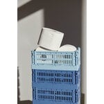 HAY Colour Crate, S, recycled plastic, light blue