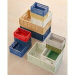 HAY Colour Crate kori, L, kierrätysmuovi, dark blue