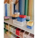 HAY Colour Crate, S, recycled plastic, dusty blue