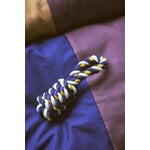 HAY HAY Dogs rope toy, blue - purple - ochre