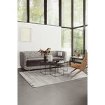 By Lassen Twin 35 table black, cool grey/black stained ash