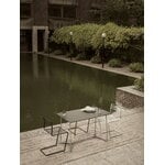 Grythyttan Stålmöbler High Tech 110 table, 72 x 110 cm, hot galvanized steel - charcoal, decoration image