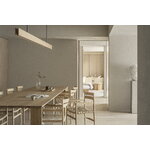 Karimoku Case N-DC04 dining armchair, lacquered oak - natural paper cord, decoration image