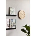 applicata Watch:Out wall clock, oak - grey