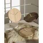 applicata Watch:Out wall clock, oak - grey