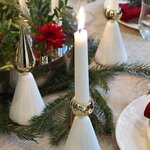 Klong Soprano candelabro, blanco - latón, imagen de decoración