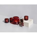 Iittala Kastehelmi tealight candleholder 64 mm, cranberry