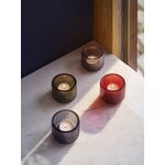 Iittala Kastehelmi tealight candleholder 64 mm, cranberry