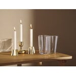 Iittala Aalto candleholder, 65 mm, brass