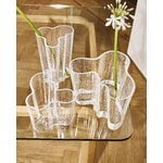 Iittala Aalto maljakko, 120 mm, kuplalasi kirkas, sisustuskuva