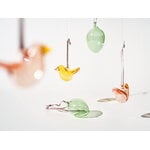 Iittala Oiseaux miniatures en verre, lot de 3, jaune