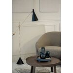 Innolux Tapio lampada da terra, nero - ottone, immagine decorativa