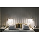 Innolux Carin wall lamp, white - brass, decoration image