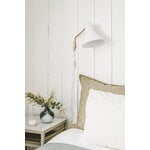 Innolux Carin wall lamp, white - brass, decoration image