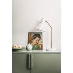 Innolux Carin table lamp, white - brass, decoration image