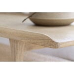 Aakjaer Furniture No.25 coffee table, white oil oak, view 2
