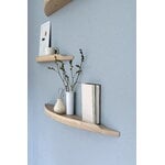 Aakjaer Furniture Mensola Arcus, piccola, rovere oliato bianco, vista 2