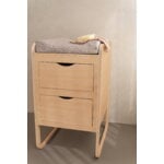 Nofred Form changing table, oak, decoration image