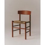 Fredericia J39 Mogensen chair, heritage red - paper cord, view 6