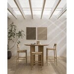 Karimoku Case N-BS01 Barhocker, niedrig 66,5 cm, lackierte Eiche, dekorationsbild
