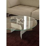 Fredericia JG sohvapöytä, brushed aluminium - glass, view 12
