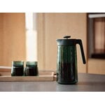Jacob Jensen Double Wall glass, medium 21 cl, green, decoration image