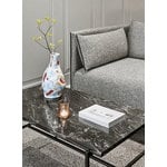 HAY Rebar coffee table, 80 x 49 cm, black - black marble
