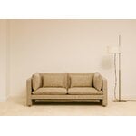 Fredericia Jota Sofa, 2-Sitzer, helles geöltes Eichenholz - Vidar 323, dekorationsbild