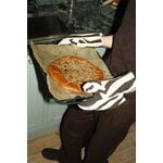 Saana ja Olli In My Own Time oven mitten, dark brown - beige, decoration image