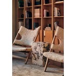 Audo Copenhagen Poltrona Knitting Chair, rovere - pelle di pecora Nature