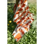 Røros Tweed Kvam filt, 135 x 200 cm, orange