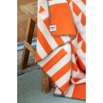 Røros Tweed Kvam viltti, 135 x 200 cm, oranssi