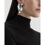 Kalevala Koru Alluring earrings, big, silver, decoration image