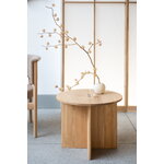 Karimoku Case N-ST02 side table, 50 x 50 cm, lacquered oak, decoration image